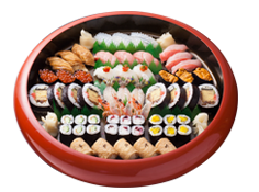 写真：お寿司の盛り合わせ